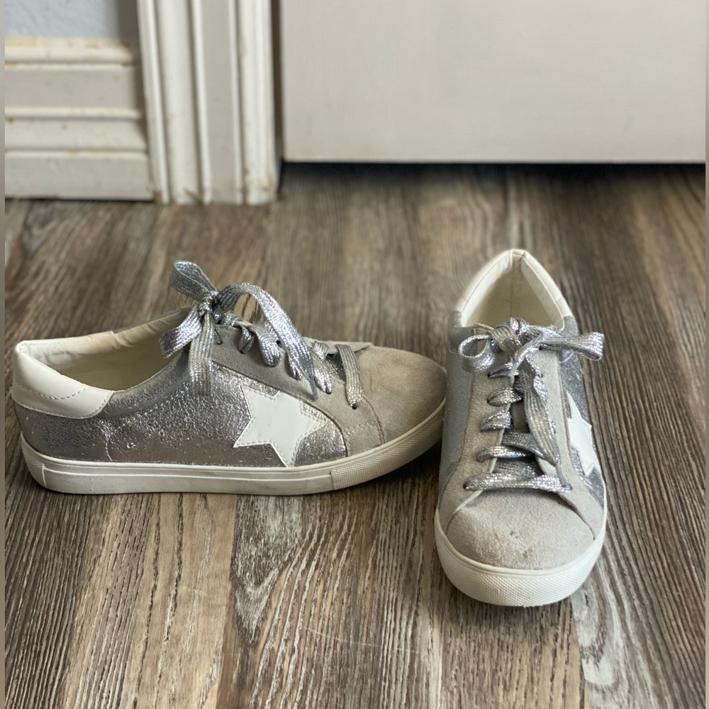 Glitter Star Sneakers